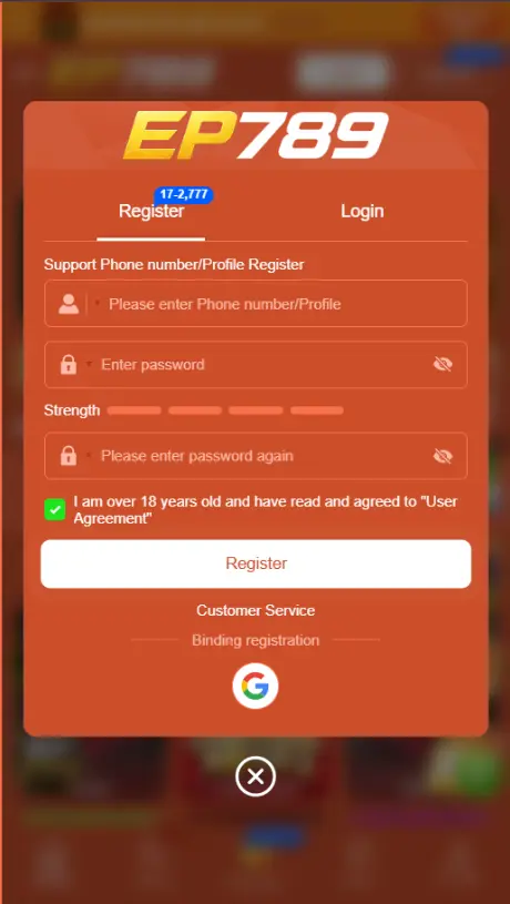 EP 789 Game Register
